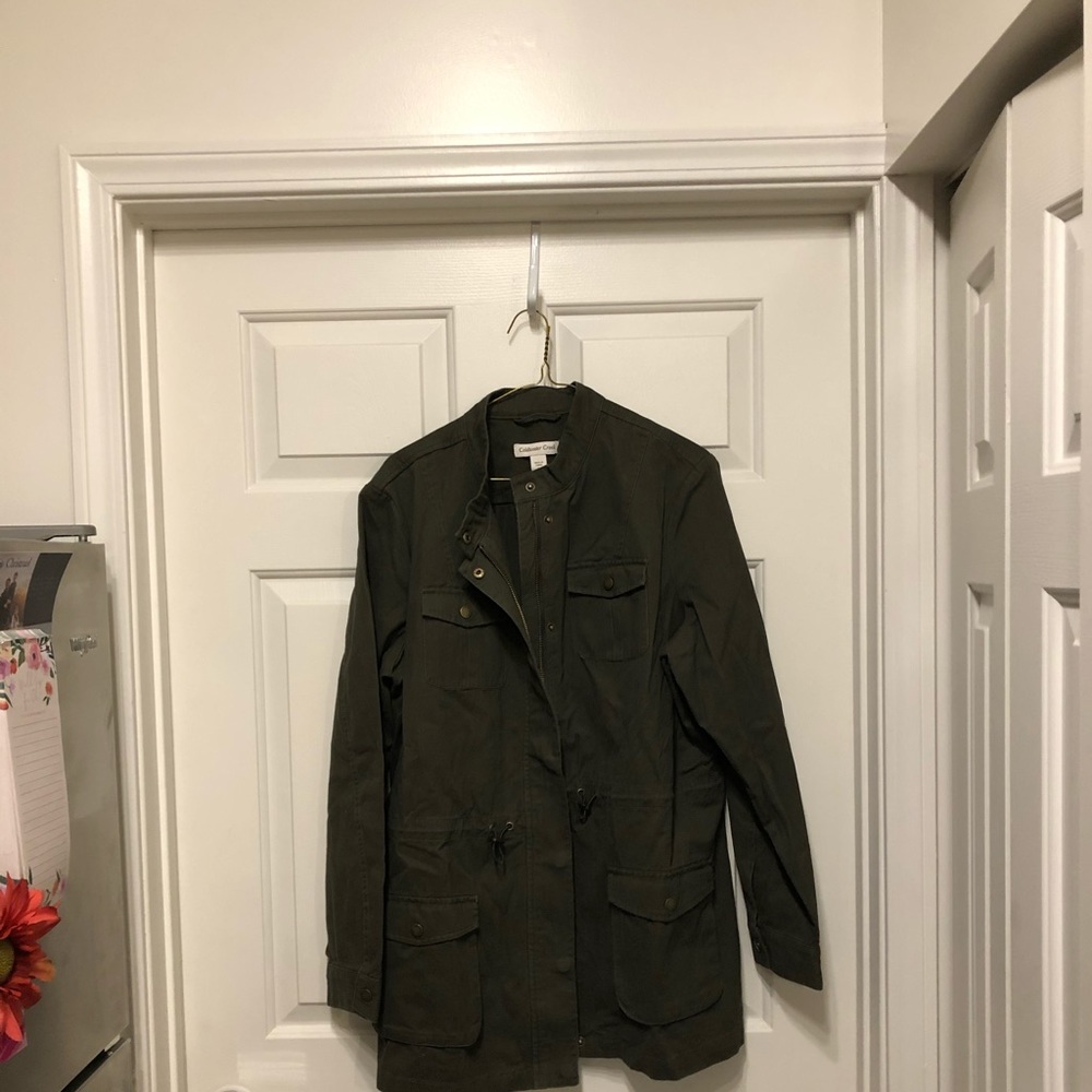 NWOT cold water CREEK Hunter Green Jacket - Picture 5 of 8